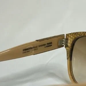 Vintage Emmanuelle Khanh Snakeskin Sunglasses Textured Accent emmanuelle khanh | Accessories | Vintage Emmanuelle Khanh  main image 3